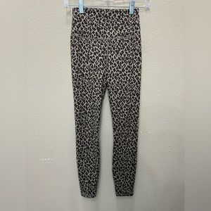 VARLEY cheetah print leggings XS